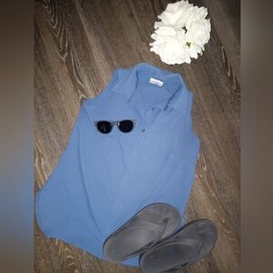 Columbia Blue Sportwear Shirt, Size XS